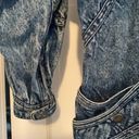 Gallery Vintage 90s Giacca Blues J.  acid wash denim tunic coat, size medium Photo 3