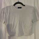 Naked Wardrobe White Crop Top Photo 0