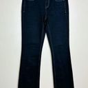 White House | Black Market SALE! Black WHBM Noir Embroidered Bootcut Jeans Size 2 EUC Photo 0