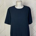 Everlane  The Japanese GoWeave Zip Short Sleeve Tee Dress in Black Size US 0 Photo 2