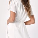 Lulus White Wrap Dress Photo 1