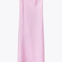 ZARA Dress Maxi Wedding Straps Lingerie Open Back Satin Effect Party Coctail Photo 5