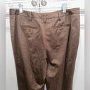 Brooks Brothers  Women’s Catherine fit brown wool dress pants size 12 Photo 3