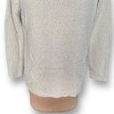 Coldwater Creek Vintage  Sweater Cream Dolman Sleeve Crewneck Knit Pullover Photo 4