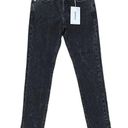 Frame NWT  Black Le Garcon ankle Jeans acid wash Womens Black Straight Jeans 25 Photo 0