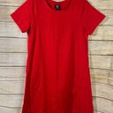 Bobeau casual t-shirt comfy red dress short sleeve women Size Large Photo 1