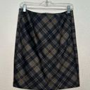 CAbi  Step Out Stretch Plaid Career Midi Pencil Skirt Sz 6 NWT Work Classic Photo 4