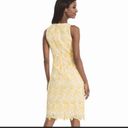 White House | Black Market NEW  Floral Canary Yellow Lace Sheath Dress - Sz 00 Photo 1