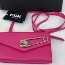 Versace Versus by  Pink Leather Wallet Bag w/Medusa Photo 0