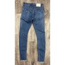 One Teaspoon  Distressed Medium Wash Skinny Jeans Size 27 Raw Hem Low Rise Photo 8