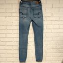 American Eagle  Outfitters- Sky High Jegging- Light Wash Distressed- Size 4 Photo 1