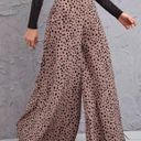 SheIn High Waisted Dalmatian Wide Leg Pants Photo 2