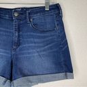 Universal Threads Universal Thread High Rise Midi Denim Shorts Photo 2