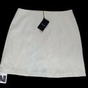 MM.LaFleur NEW  Womens Morningside Ivory Chevron Weave Skirt Size 16 Cream Photo 2