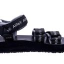 ma*rs Alife Reflective Logo Dad Sandal  Black Gray Unisex Size Women's 7.5 Men's 6 Photo 4