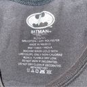 DC Comics Batman graphic logo T Shirt size XL (15/17) black purple varsity top Photo 3