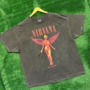 Nirvana, in utero grunge, oversize rock T-shirt, size 2XL Photo 1