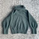 Nine West Women’s  vintage blue fuzzy sweater size medium Photo 0