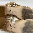 Brian Atwood  Astor Camel Nubuck Lace Up Tie Sandals Size US 8.5 Photo 9