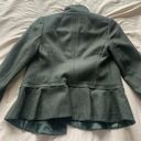 Banana Republic Italian Wool Peplum Military Jacket Photo 4