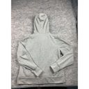 OP XL Hooded Sweatshirt Jacket Faux Fur Gray Full Zip Hooks Womens Long Sleeve Photo 2