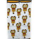 Nickelodeon Odd Sox Garfield Crew Socks Cat Clock  Mens Womens 90s Novelty Gift Photo 0