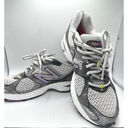 New Balance  sneaker women's running shoe sz 7.5 gray, wht , purple 1080v2 Photo 2