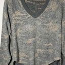 Vintage Havana  Camouflage Long Sleeve V-Neck Pullover Sweater Camouflage Small Photo 0
