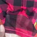 Mudd  y2k emo grunge hot pink and black plaid shirt Photo 2