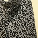 Style & Co  Velvet Burnout Leopard Print Legging Pants Gray & Black Size Large Photo 5