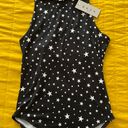 Gaze USA NWT Gaze Black with Stars Bodysuit Photo 0