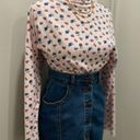 Krass&co VTG 90s G.H. Bass & . Cottage Floral Small Print Long Sleeve Turtleneck Top Photo 2