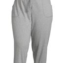 Athletic Works  Womens Capris Size 4X 28W-30W Pocket Stretch Gray Pull On… Photo 1