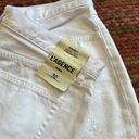 L'Agence NWT L’AGENCE PARIS MID RISE AUDREY WHITE CUT OFF DENIM SHORTS Photo 1