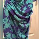 DO+BE NWT  One-Shoulder Dress In Purple/Turquoise Multi Floral Size M Photo 6