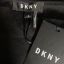 DKNY  Black V-neck Wrap T-shirt S NWT Photo 5