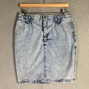 Calvin Klein Vintage  Women's Size 8 Blue Denim Midi Skirt Photo 3