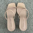 Nude strappy block heel Size 10 Photo 2