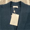 Krass&co  Wool and Cashmere Tie Waist Button Down Cardigan Sweater XS Photo 2