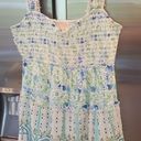 Rococo 💕 SAND💕 Elan Maxi Dress ~ Green Blue Floral Print 100% Cotton  Small NWT Photo 2