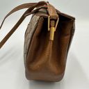 Gucci  Brown/Beige GG Supreme Canvas and Leather Vintage Web Shoulder Bag Photo 9