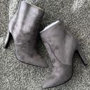 NWB! Suede Gray Ankle Boots Photo 1