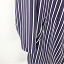 Torrid  Purple Pin Striped Studio Crepe Boyfriend Blazer, Size 4X Photo 9