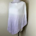 Barefoot Dreams NWT  Ocean Breeze Poncho Ombre Violet Cozy Chic Ultra Lite Winter Photo 9