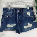 Amuse Society  Raw hem distressed jean shorts Photo 0