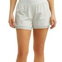 Avia  Gray Side Stripe Run Shorts Lined Women's Med Photo 0