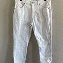 Loft Skinny Crop Jeans Chewed Hem White 29/8 Photo 3