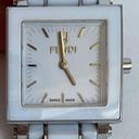 Fendi  Square Ceramic White Watch, Stainless Steel Photo 3