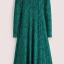 Petal Boden Crew Neck Jersey Midi Dress in Forest  Bloom US Petite SZ 4P NWOT Photo 11