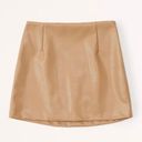 Abercrombie & Fitch Abercrombie Vegan Leather Mini Skirt Photo 0